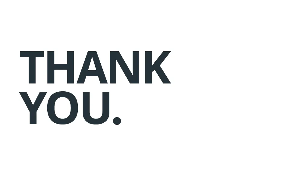 Slide 33: Thank you